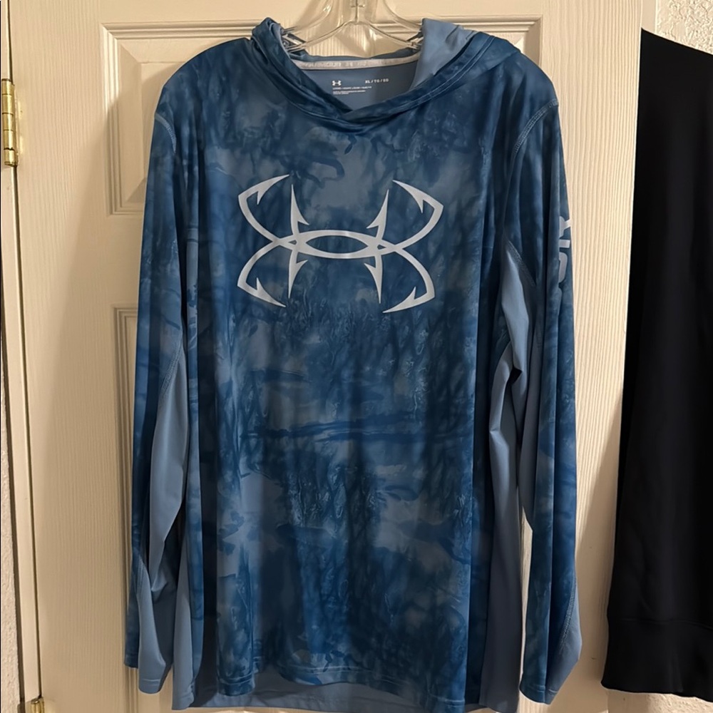 Under Armour Blue Hooded Shirt